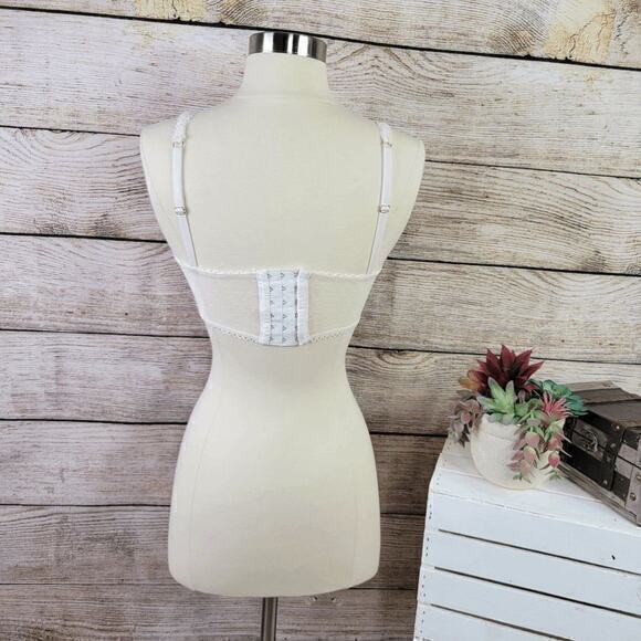 Victoria's Secret Dream Angels Lined Demi Lace Bra Ivory‎ 34A - Picture 9 of 9